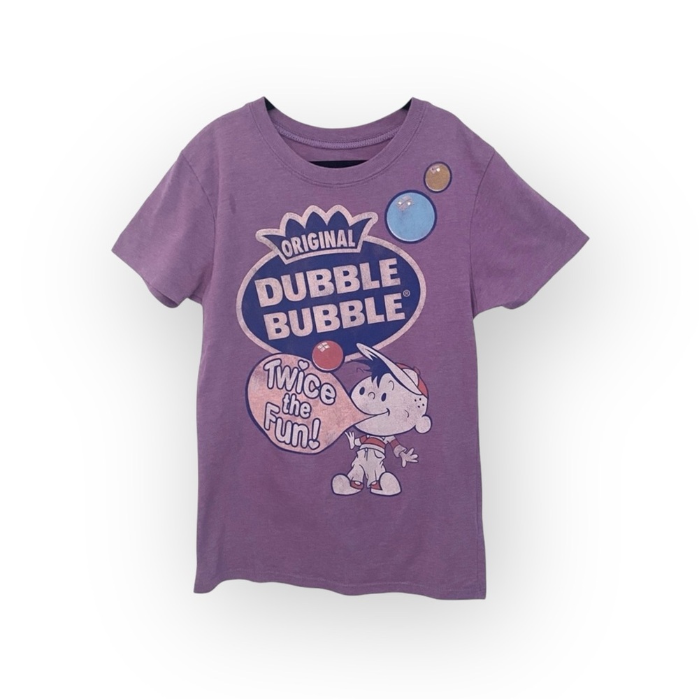 new Garan-Tees  Girls Dubble Bubble Glitter Tee  Lavender  Girls Large 10 12